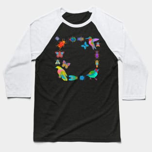 Winged Biodiversity Ring Baseball T-Shirt